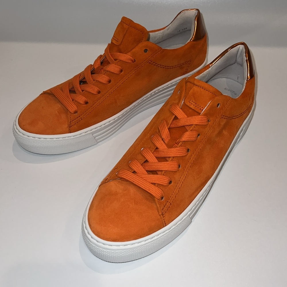 🧡NWT GABOR ART 6.460 ORANGE SNEAKERS SIZE MENS 7/ WOMENS 9 - Picture 13 of 16